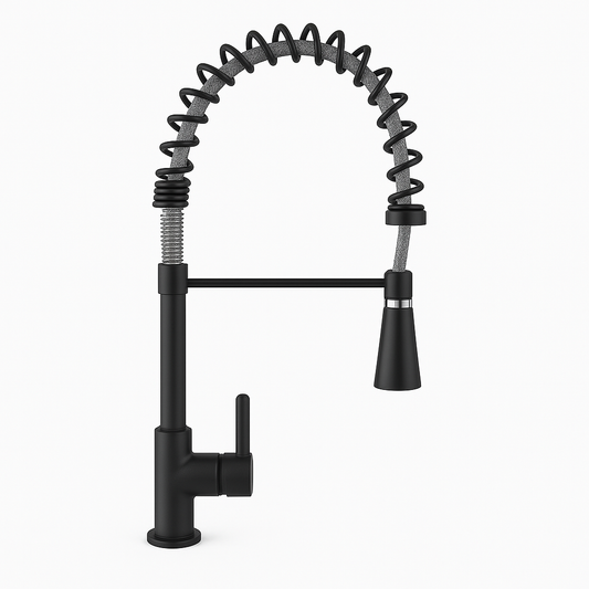 Rivana Fit Turkey Sink Mixer One-Way Yeshim Industrial IND-102-B Black – S-00395