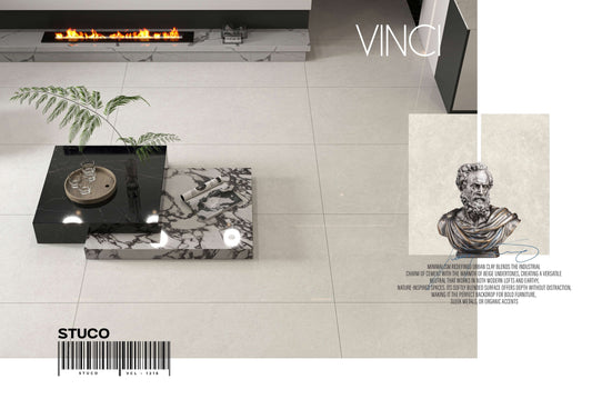 VINCI STUCO 24X48 GREY/GREEN DOTS POLISH