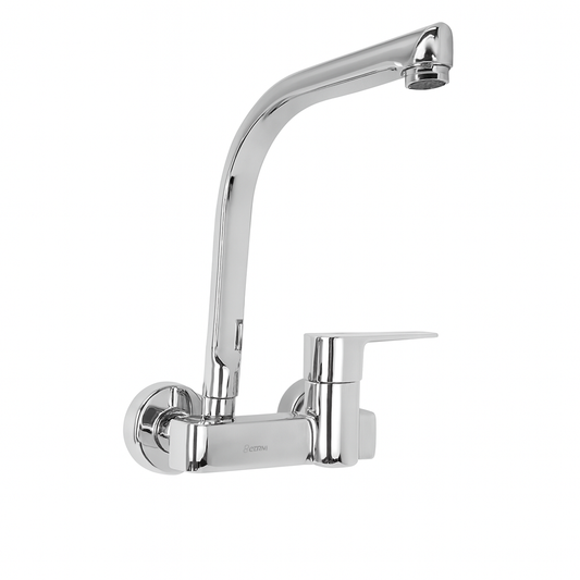 Rivana Turkey Chrome Wall Sink Mixer – Tiger TGR-404