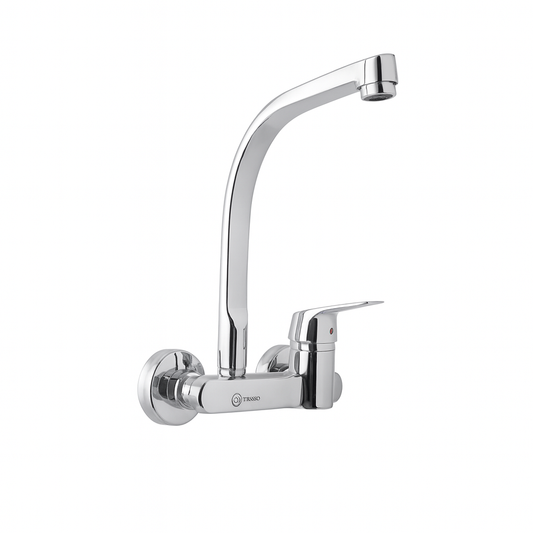 S-00395 RIVANA FIT TURKEY TS SINK MIXER WALL BEYRUT-BRT-412 CHROME - N/A 1/1