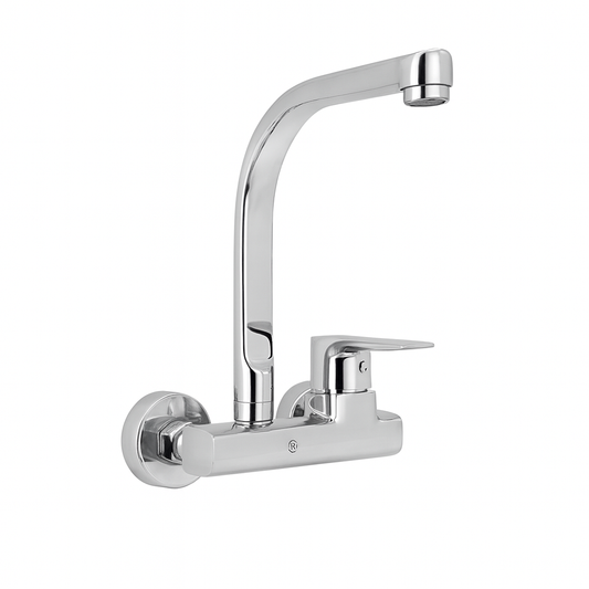 Rivana Turkey Chrome Wall Sink Mixer – Tierra TRA-404