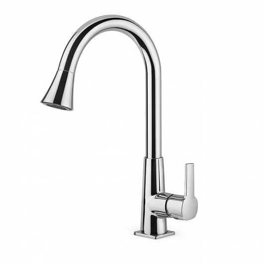 Rivana Turkey Chrome Sink Mixer with Hose (Corner) – Orkide IND-301