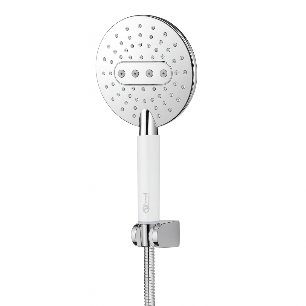 Rivana Fit Turkey 2-Ways Round Consil Shower Set Luna CND-102 R Set Chrome – S-00395