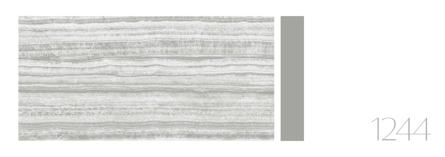 VINCI  STROKE  24X48 GREY/BLUE LINE POLISH