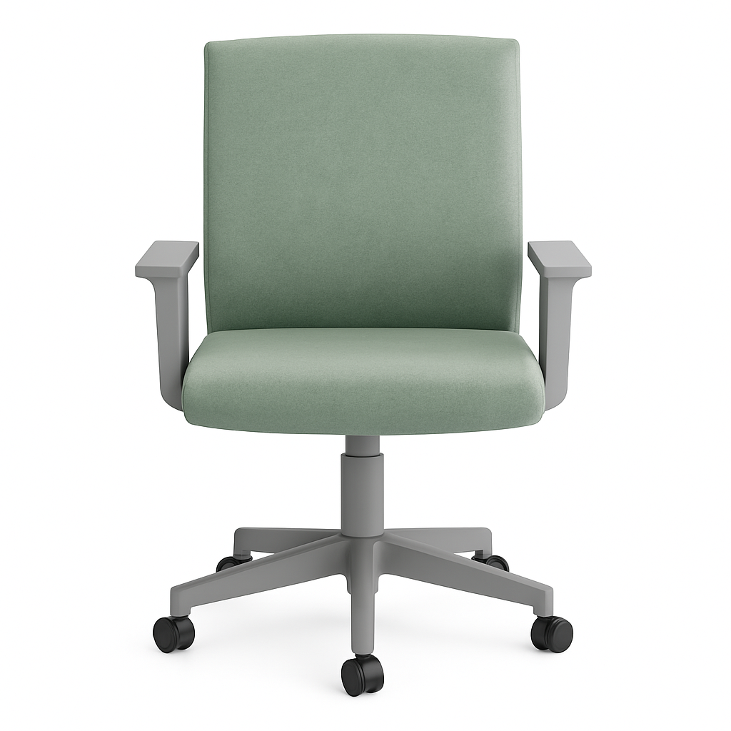 Angular Fabric Revolving Chair