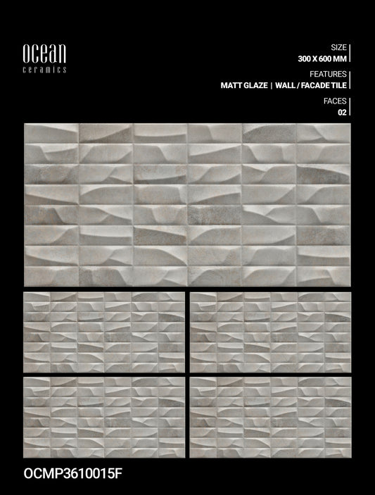 12X24 OCEAN TILE OCEAN WALL TS WALL FACING OCMP-3610015-F BEIGE DABI MATT