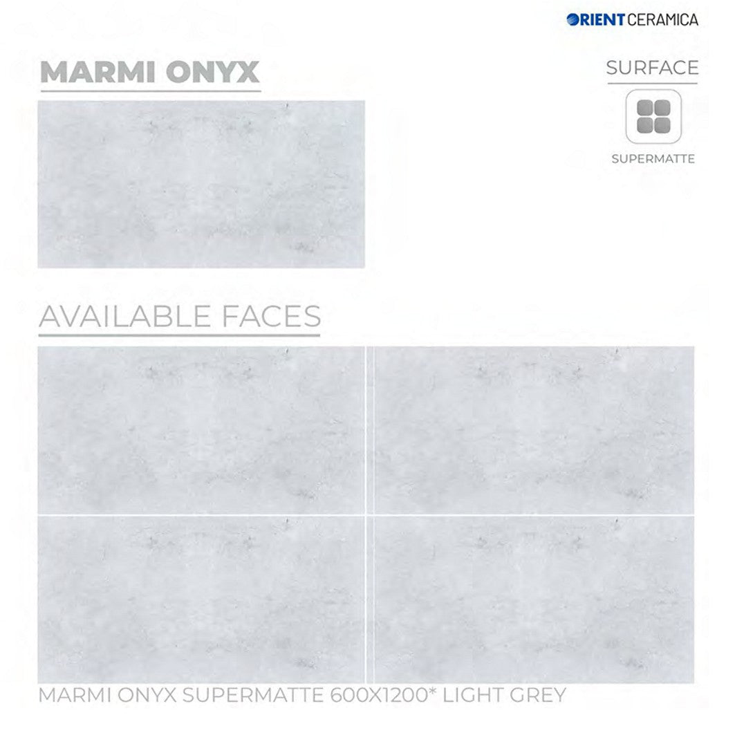 24X48 ORIENT TILE TS FLOOR MARMI ONYX SM GREY/GREEN TEXTURE MATT