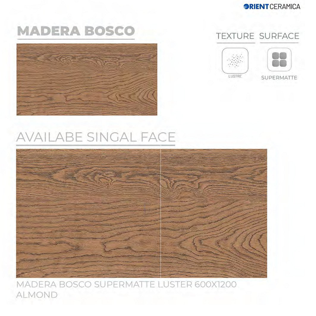 24X48 ORIENT TILE TS FLOOR FL MADERA TIMBER SM LT BR D BROWN WOOD DABI MATT