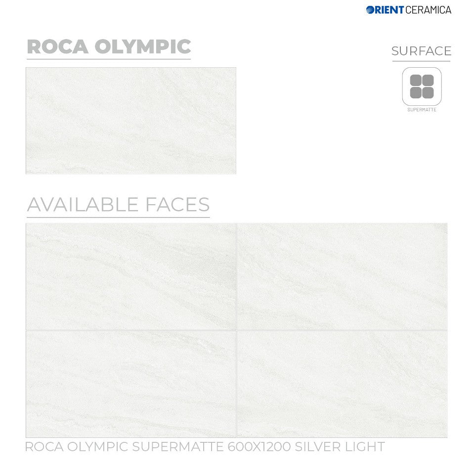 24X48 ORIENT TILE TS FLOOR FL ROCA OLYMPIC SM GR D HA - TEXTURE MATT