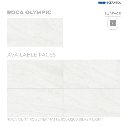24X48 ORIENT TILE TS FLOOR FL ROCA OLYMPIC SM GR D HA - TEXTURE MATT