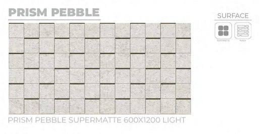 24X48 ORIENT TILE TS FLOOR PRISM PEBBLE BEIGE DABI MATT