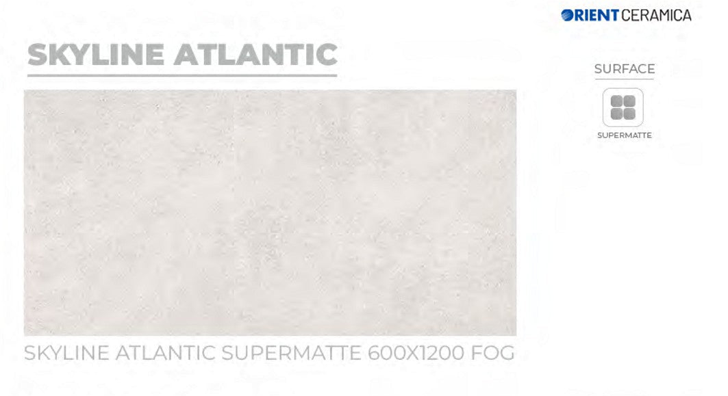 24X48 ORIENT TILE TS FLOOR SKYLINE ATLANTIC SM SG L BEIGE TEXTURE MATT