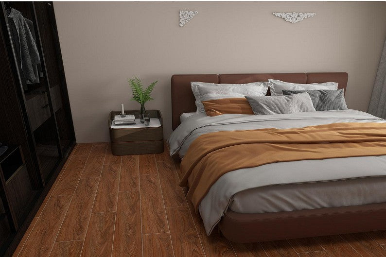 6X36 TIME TILE TIMES FLOOR TS FLOOR YM-19005 RED/BROWN WOOD MATT