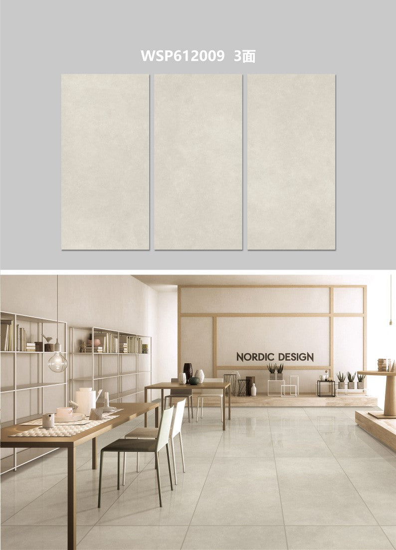 24X48 WOLSTONE TILE TS FLOOR WSP-612009 BEIGE TEXTURE POLISH