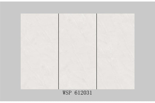 S-00646 24X48 WOLSTONE TILE WOLSTONE TS FLOOR WSP-612031 IVORY/WHITE MARBLE TEXTURE POLISH 2-TILES/1.44 (PRIME)-(RANDOM)